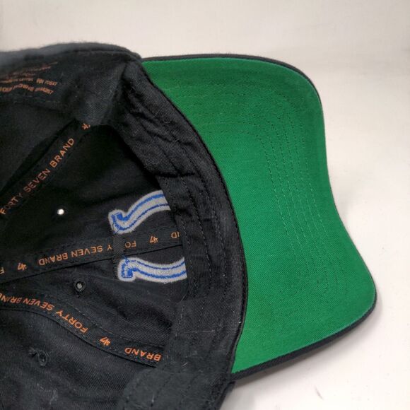 '47 Brand Fitted Hat Black Size L Indianapolis Colts Cap Embroidered Logo - Picture 12 of 14